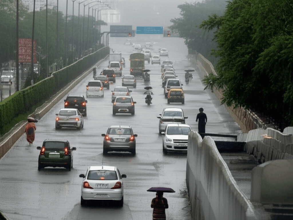 Delhi-NCR Braces for Intense Downpour: IMD Issues Immediate Alert as Heavy Rains Lash Region